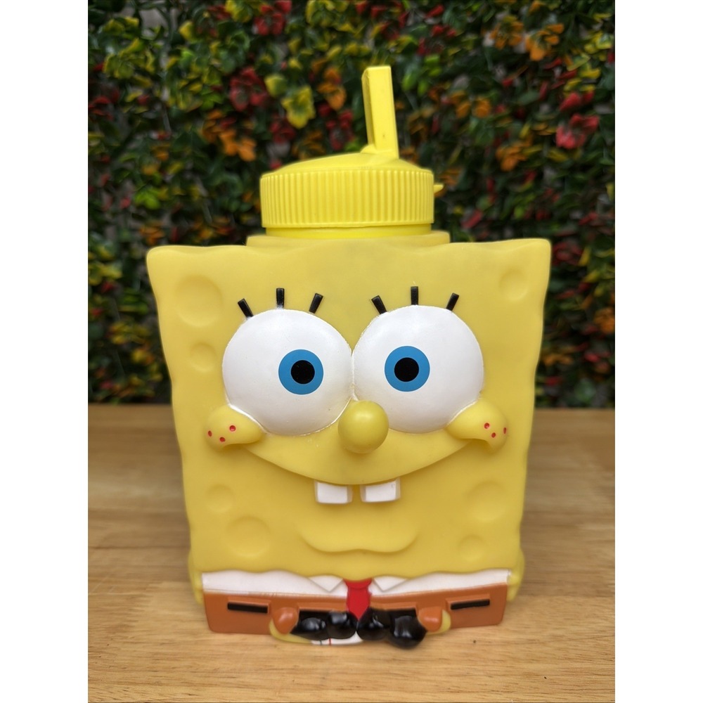 Spongebob Squarepants Drink‎ Water Bottle Cup Universal Studio 2013 Viacom